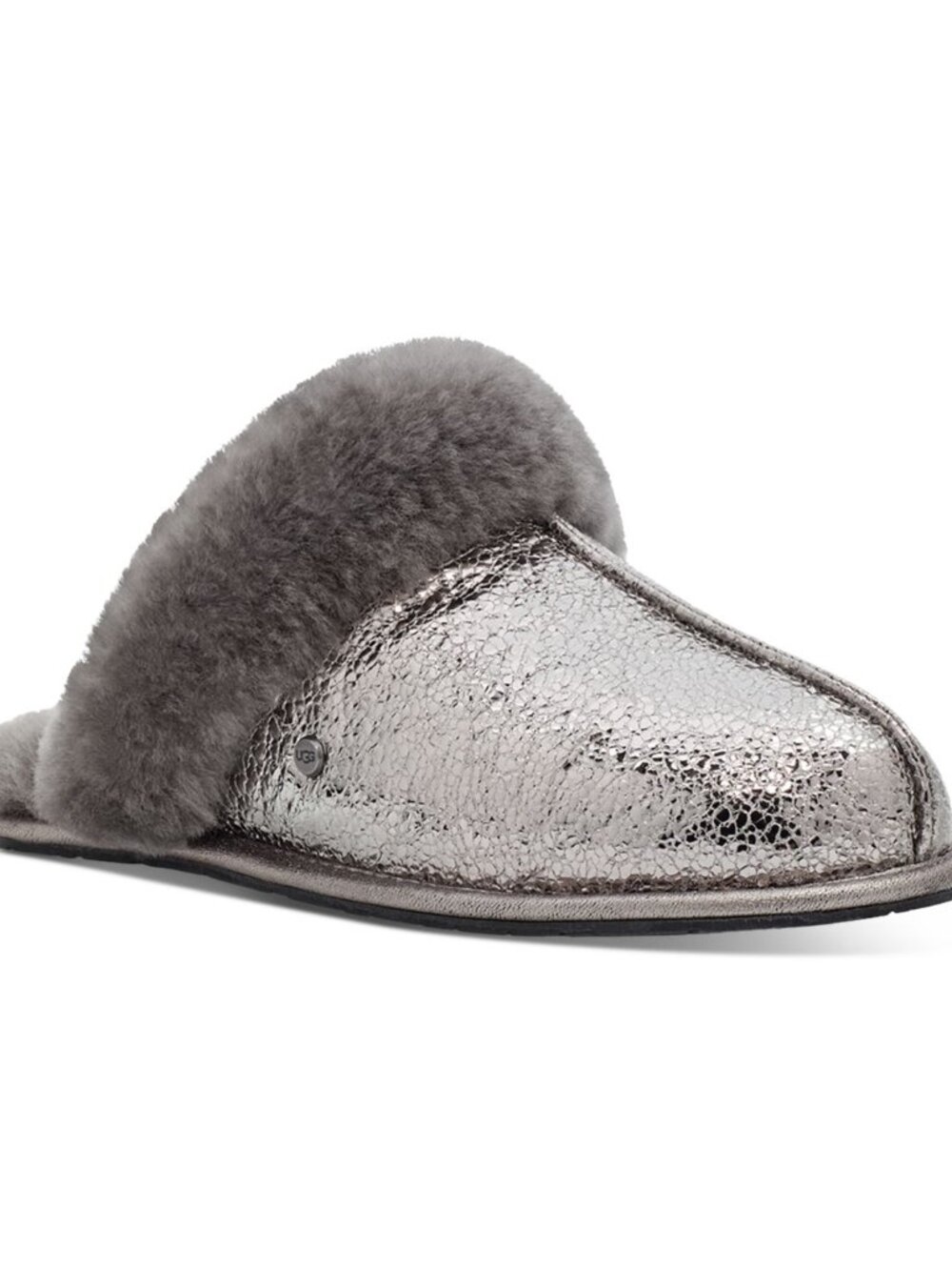 UGG Womens Scuffette II Metallic Sparkle Slipper